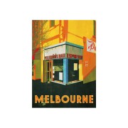 Postcard - Melbourne Pellegrini's Cafe Postcard - Melbourne Pellegrini's Cafe